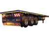 BPW- axles Container Flatbed Semi Trailers