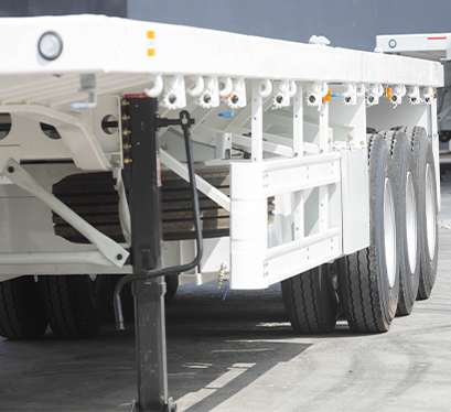 40' CIMC Flatbed semi-trailer with 3-axle (FUWA)